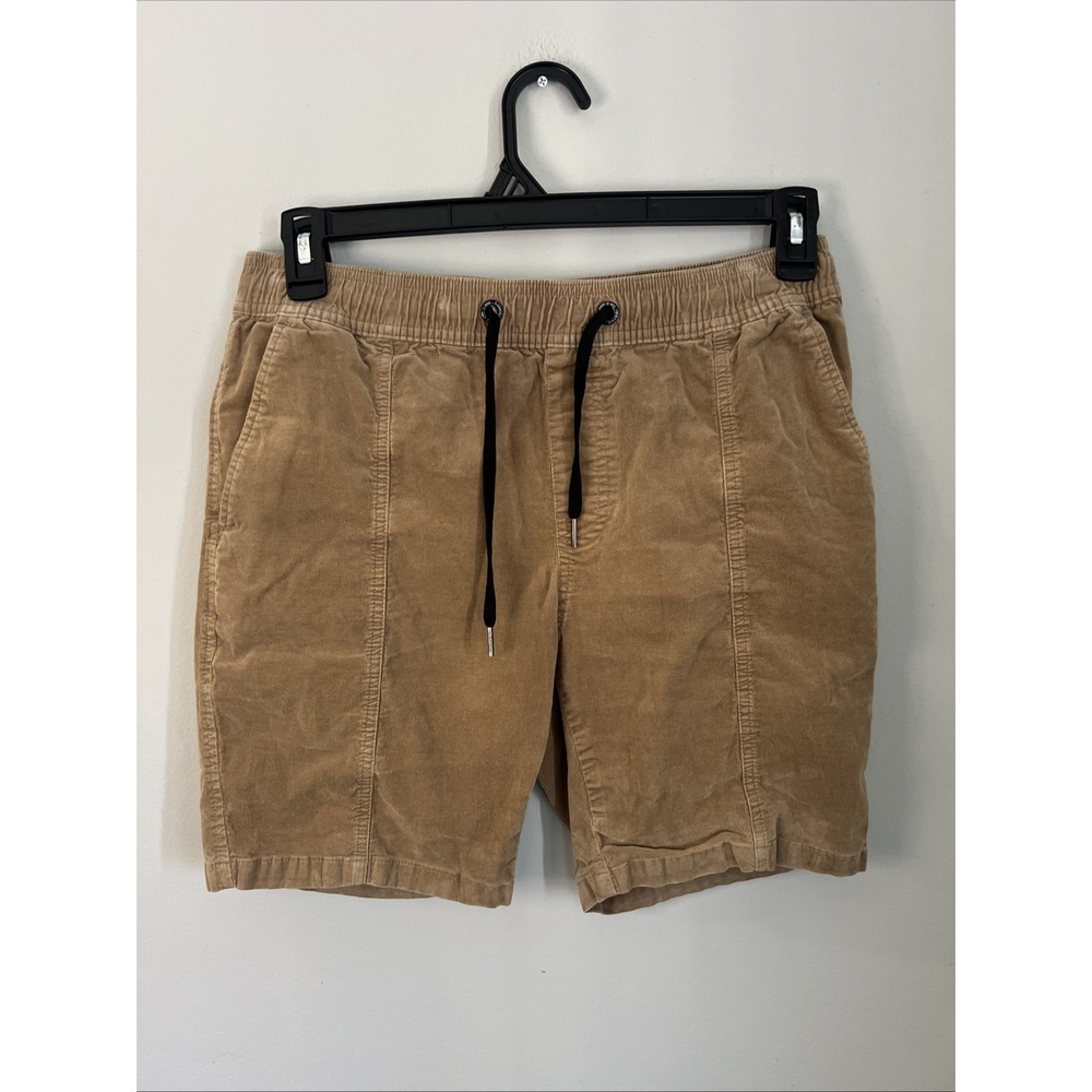 Ezekiel Shorts Adult Size 32 Beige  Drawstring Super Soft Bottoms Mens